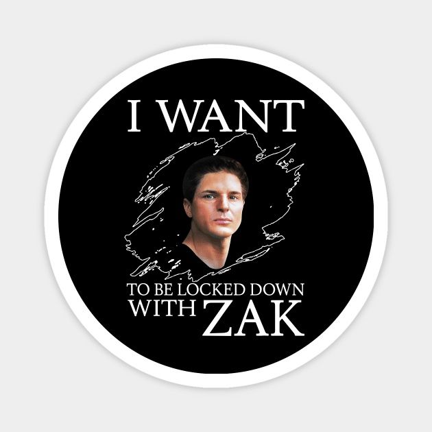 I Want Be Locked Down With Zak Bagans 2 Magnet by CelestialCharmCrafts
